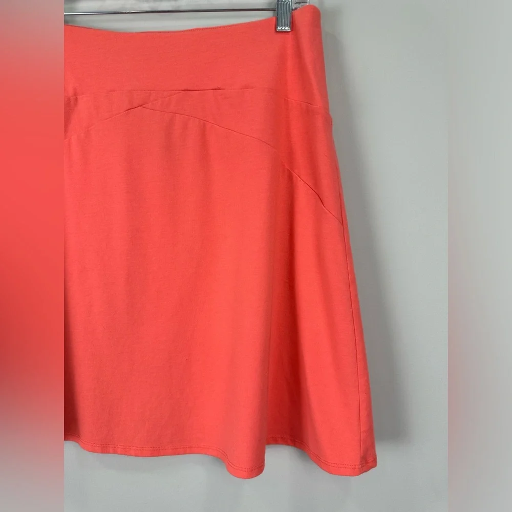 Patagonia Pink Pull On Elastic Skirt Organic Cotton Blend Medium